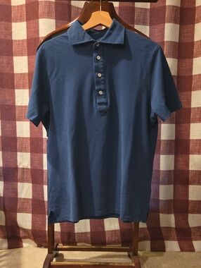 Spier & Mackay Indigo Blue Pique Polo NWOT